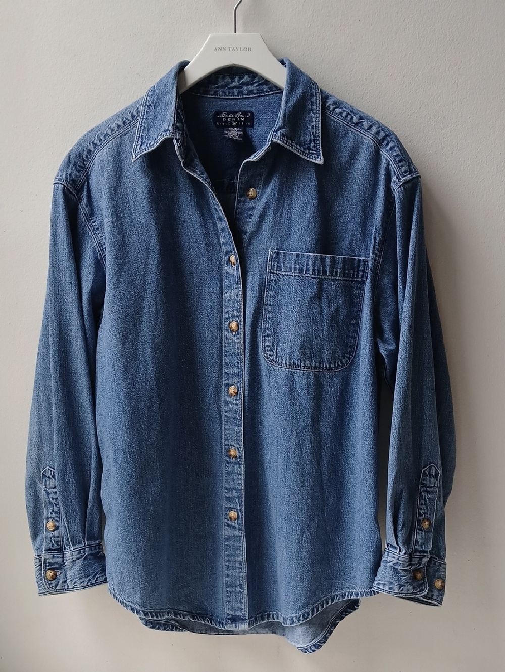 Vintage Eddie Bauer Jean Shirt Women's Medium